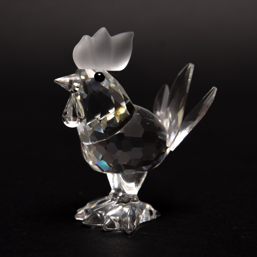 Swarovski Mini Rooster Crystal Figurine #014497