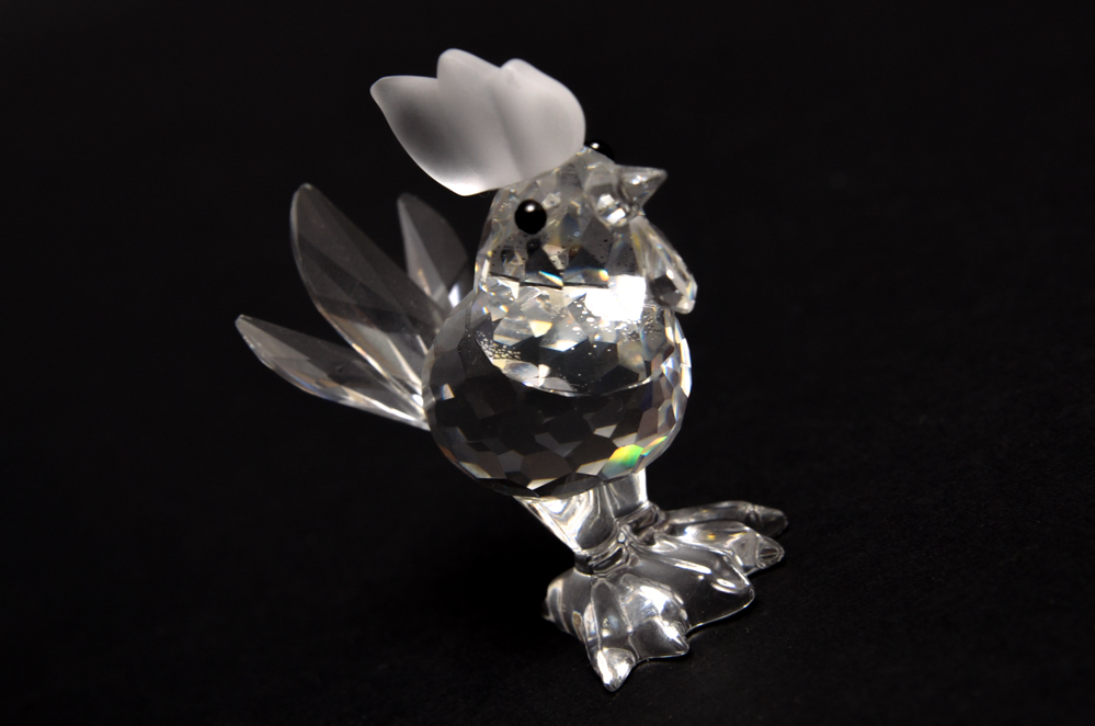 Swarovski Mini Rooster Crystal Figurine #014497
