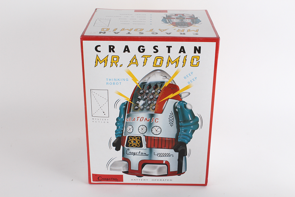 Limited Reproduction of Cragstan Mr. Atomic Tin Toy Robot