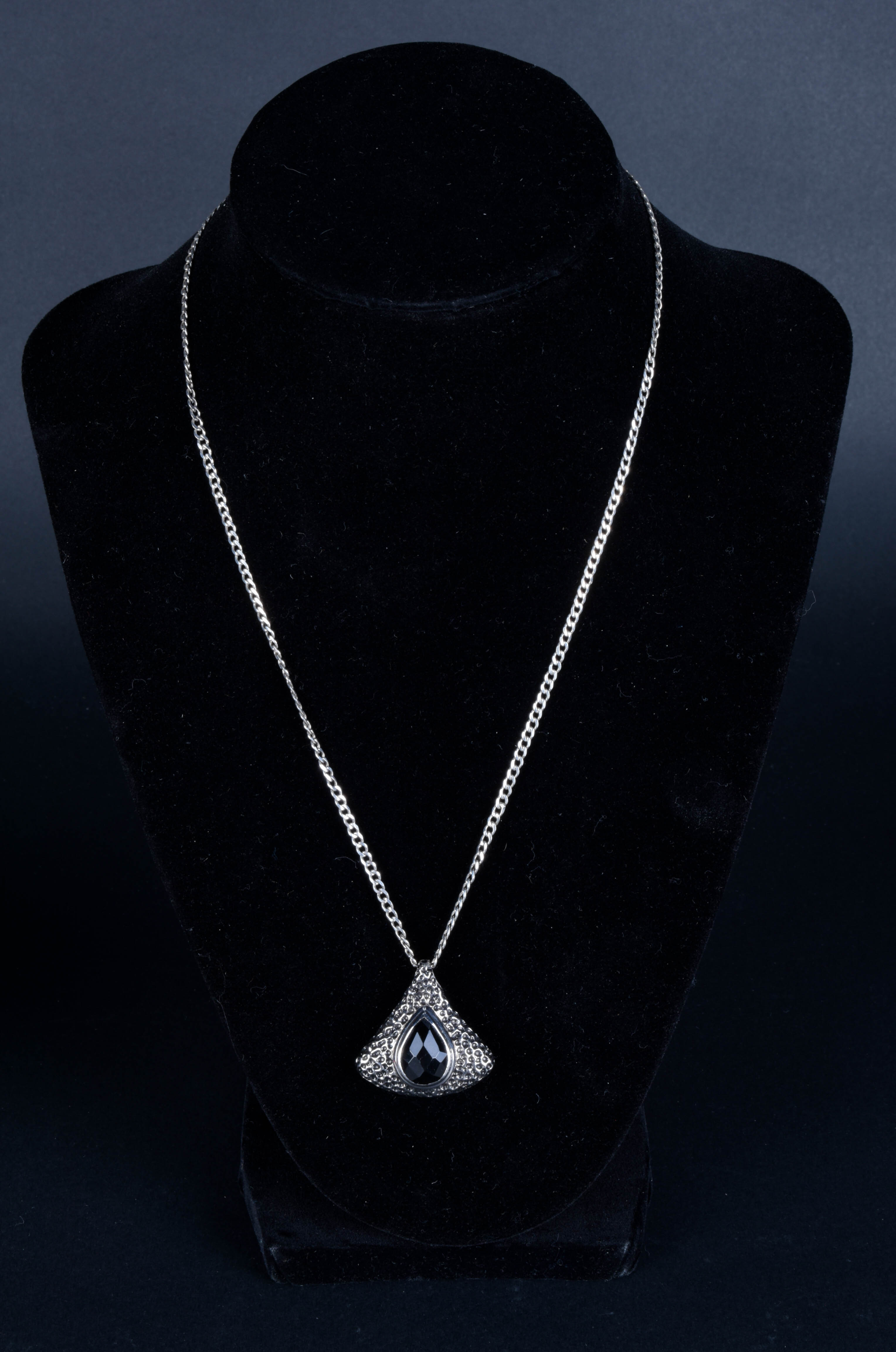 Sara Botello Sterling Silver Necklace and Earring Set