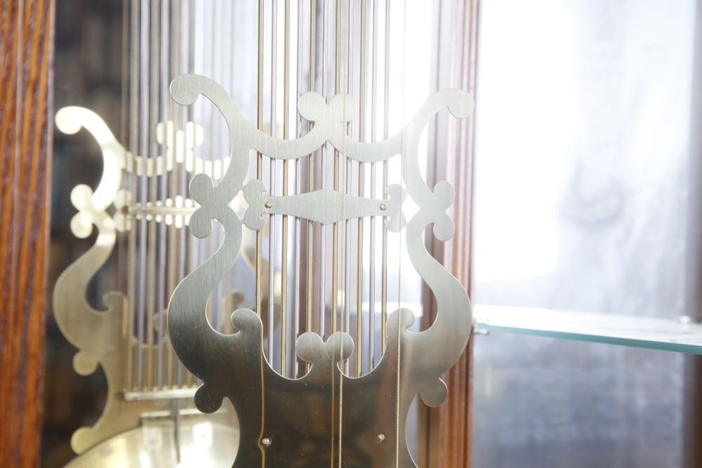 Ridgeway Oak Curio Grandfather Clock