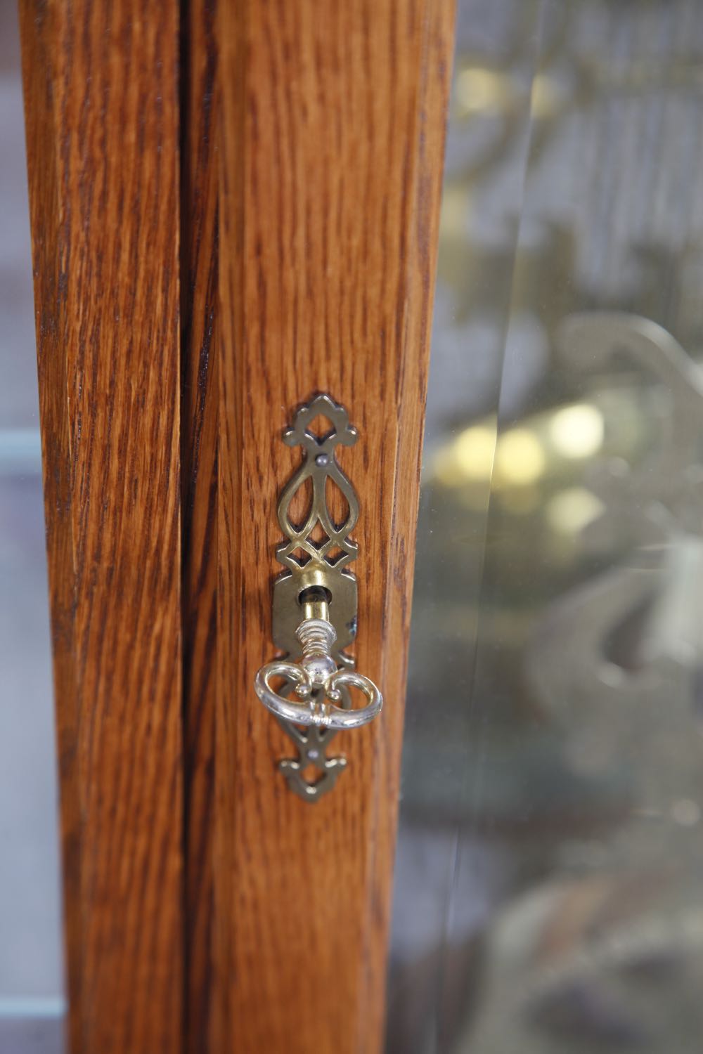 Ridgeway Oak Curio Grandfather Clock