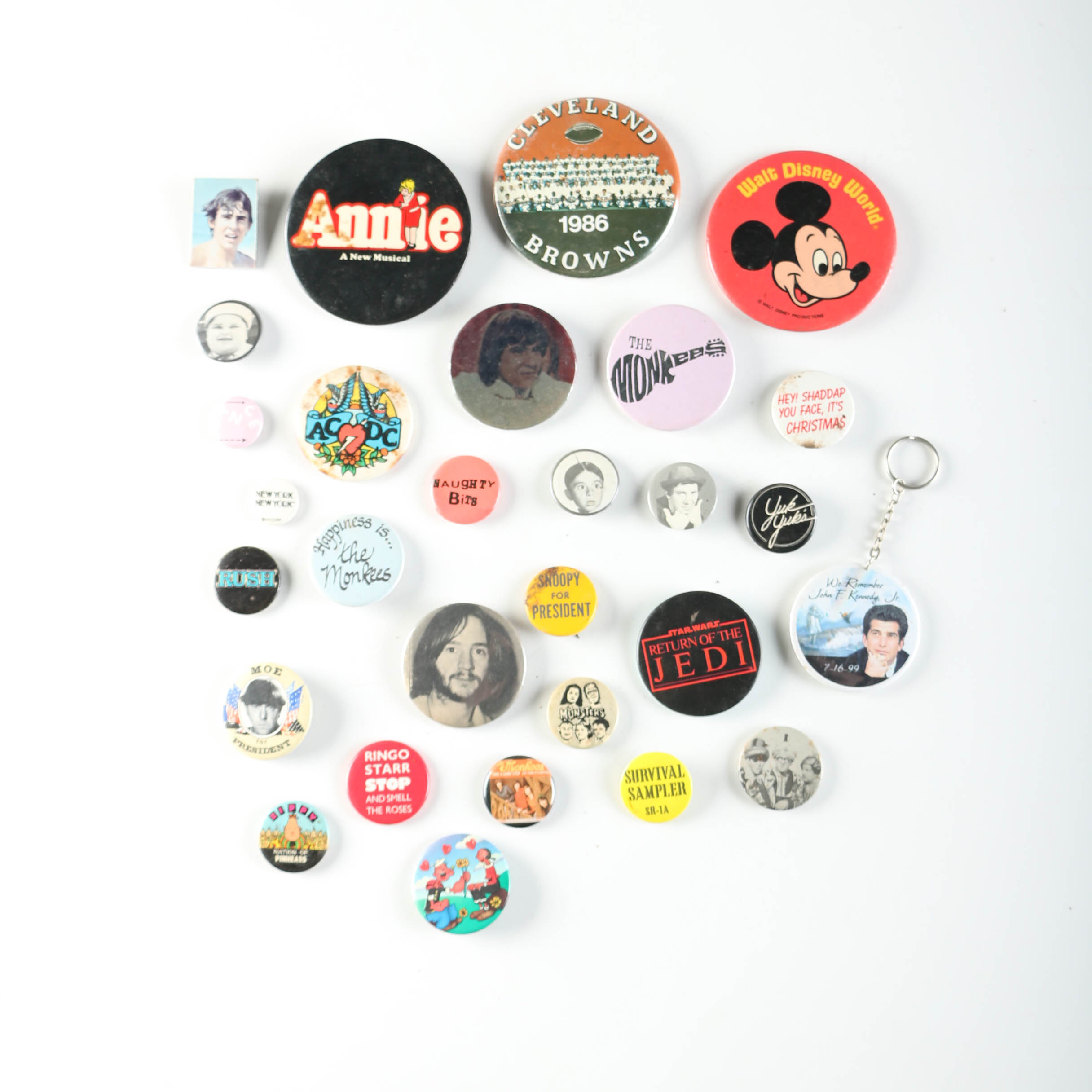 Collection of Pop Culture Pin Backs