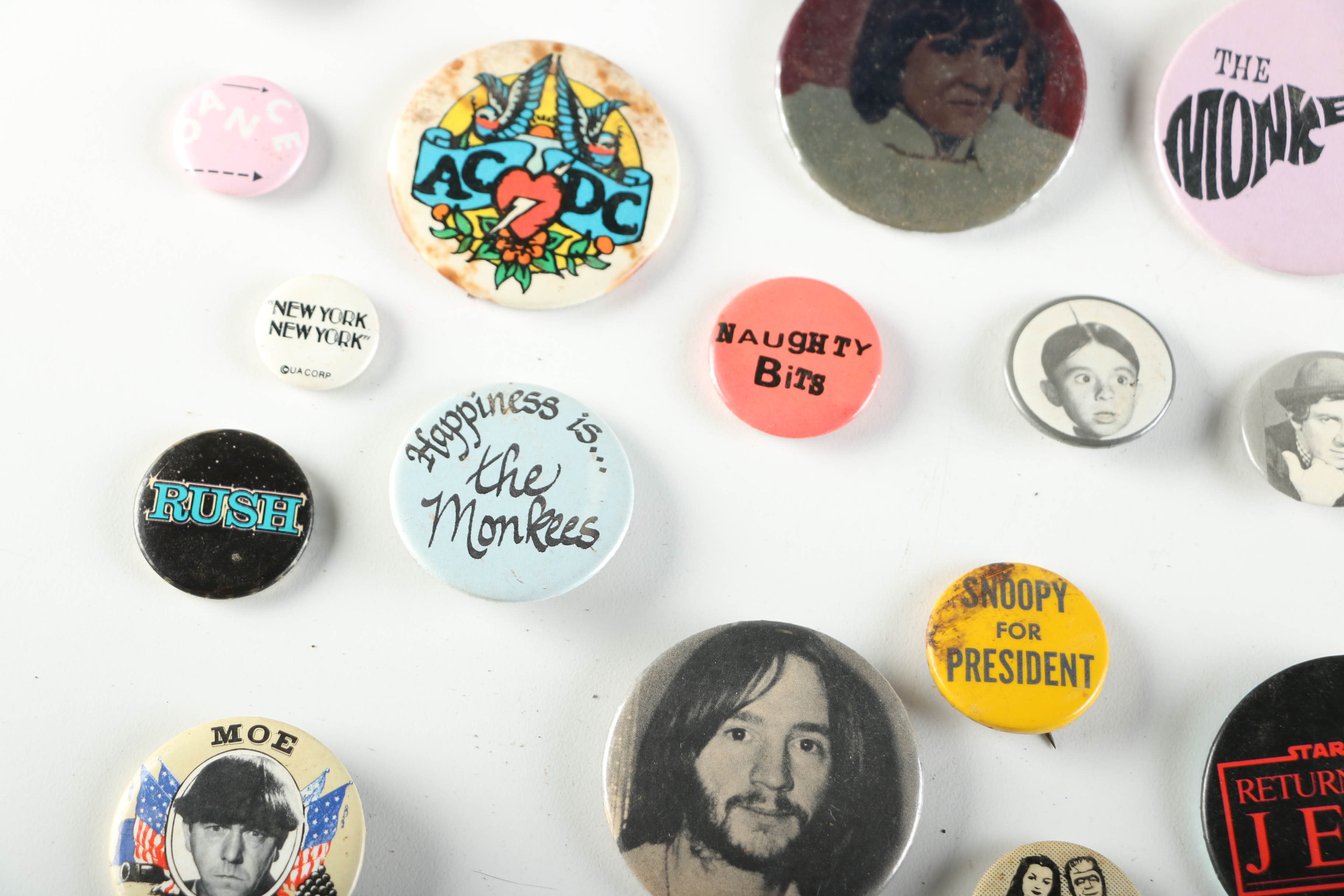 Collection of Pop Culture Pin Backs
