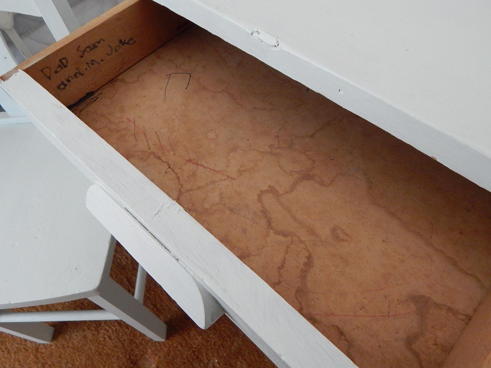 Antique Child's Desk and Chair