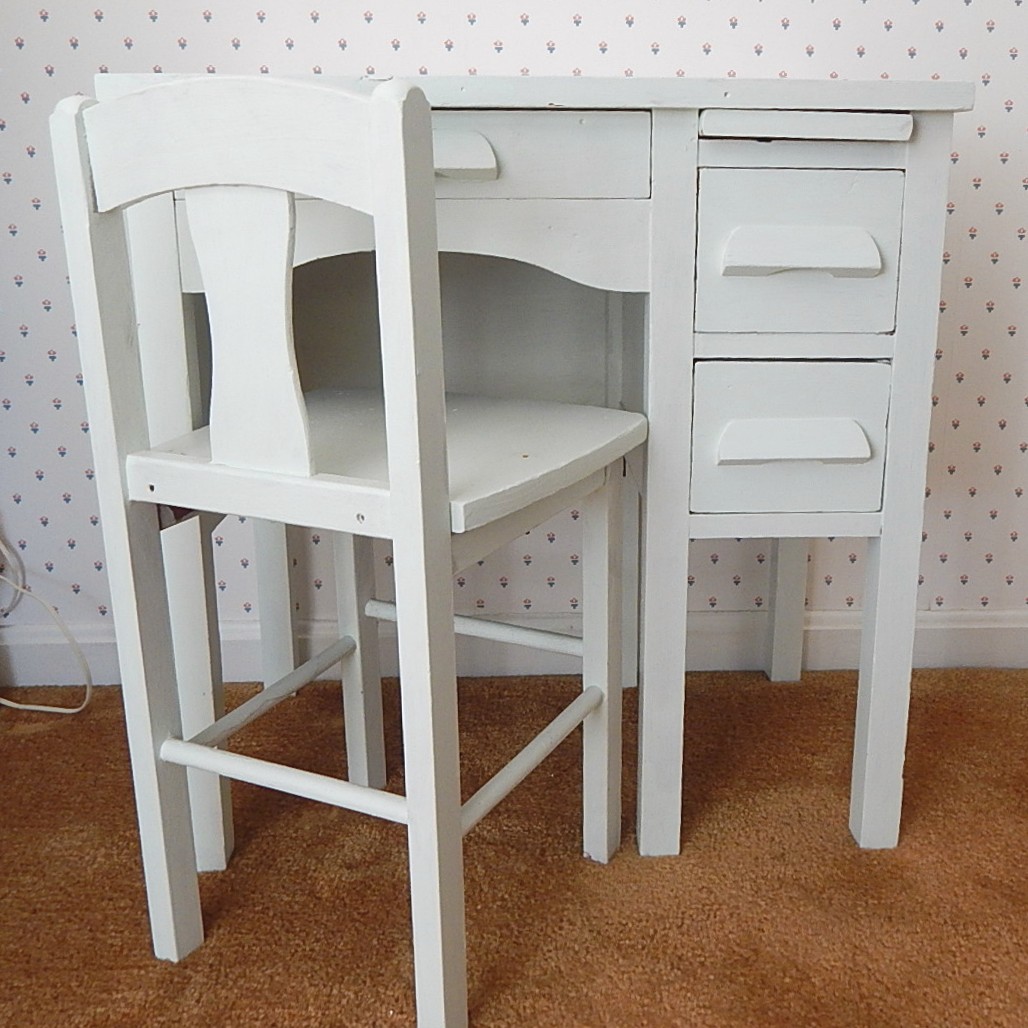 Antique Child's Desk and Chair