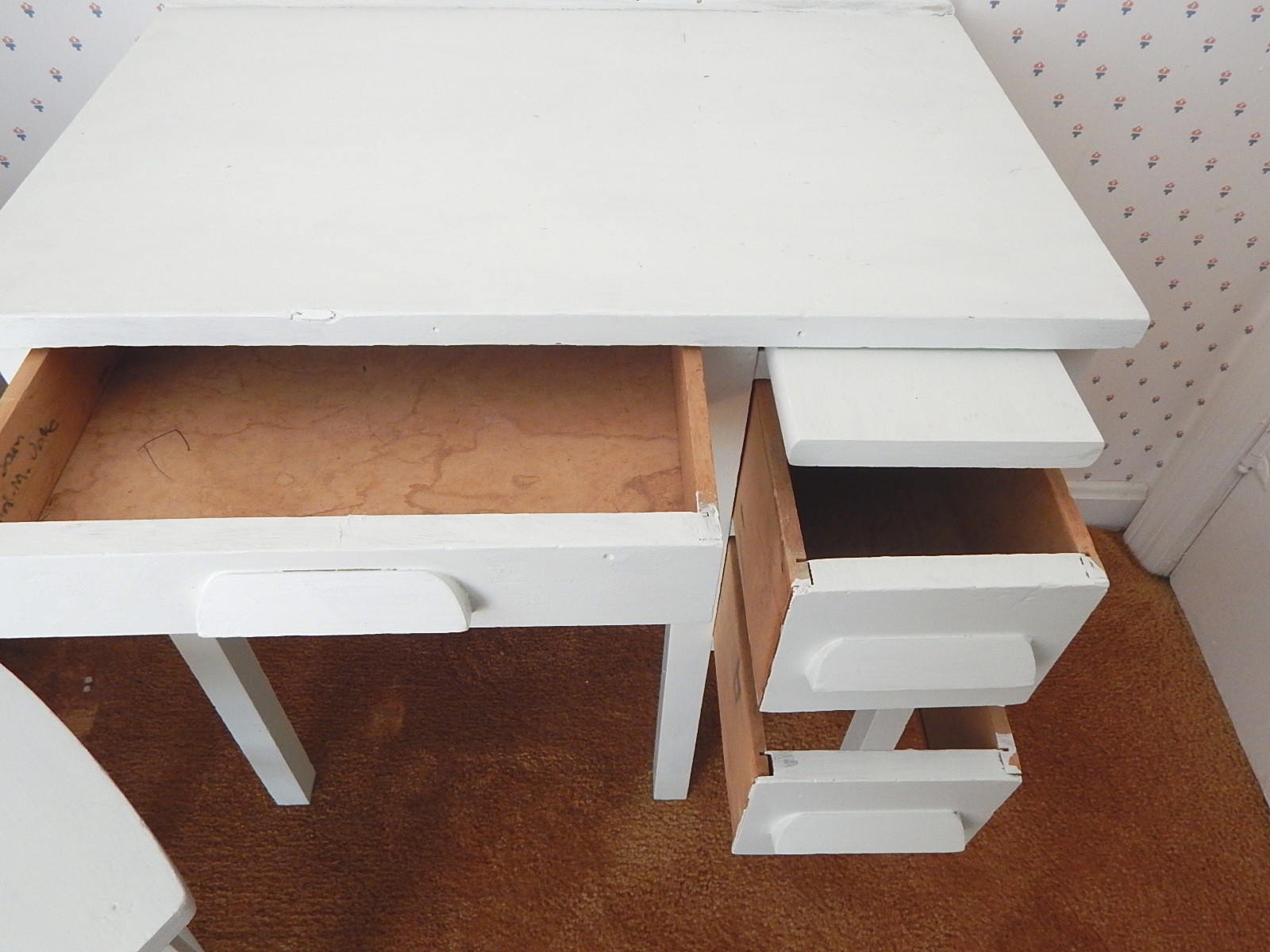 Antique Child's Desk and Chair