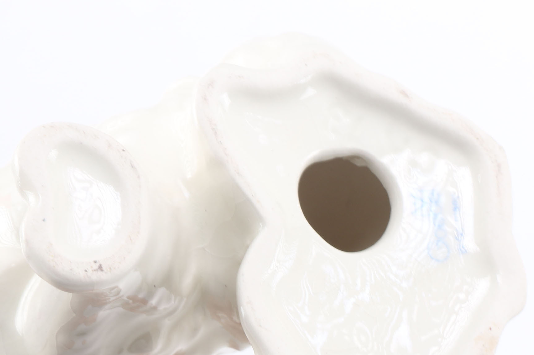 Vintage Goebel White Poodle and Mitzi Cat Figurines