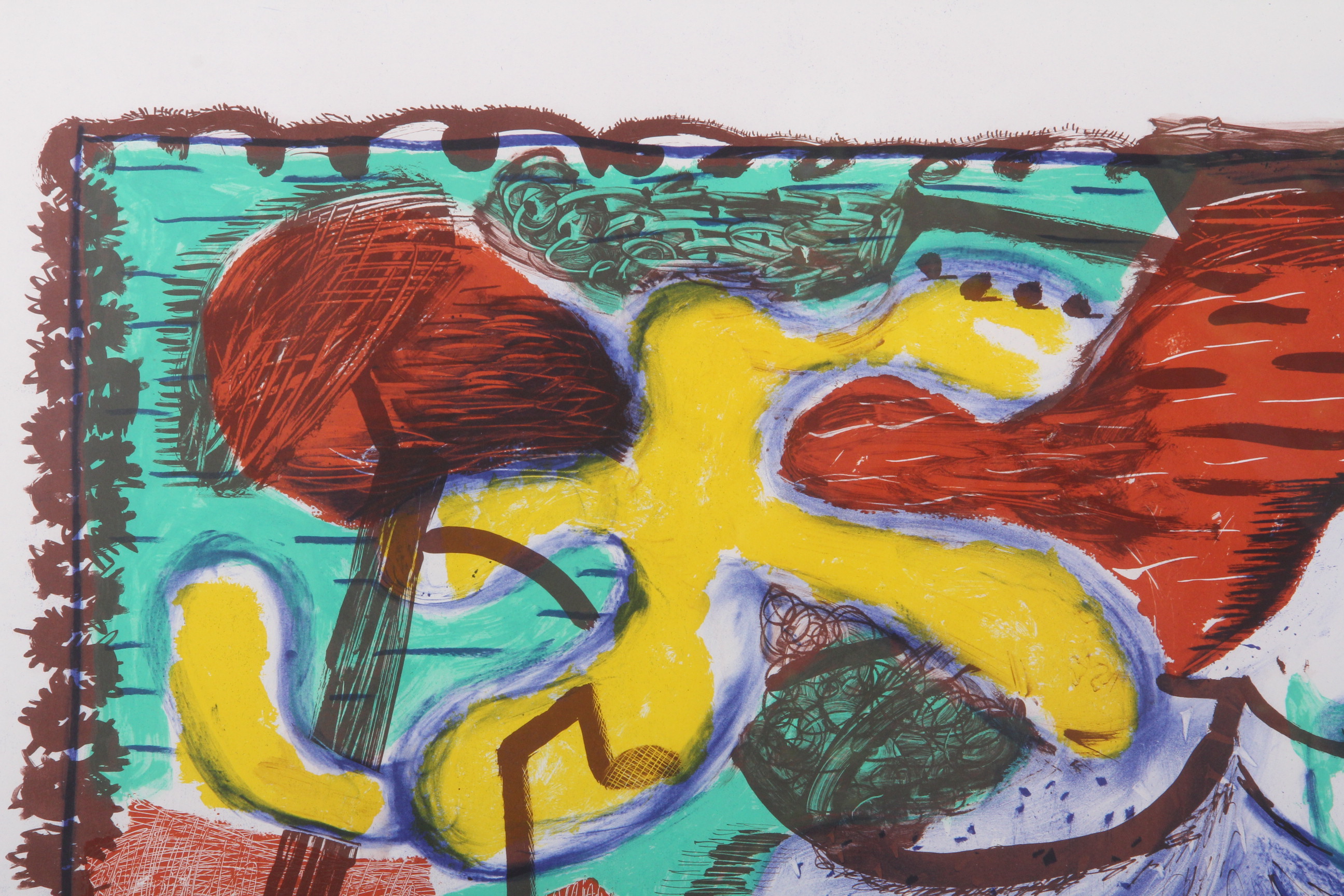 David Hockney "The New and the Old and The New" Signed Limited Edition Lithograph