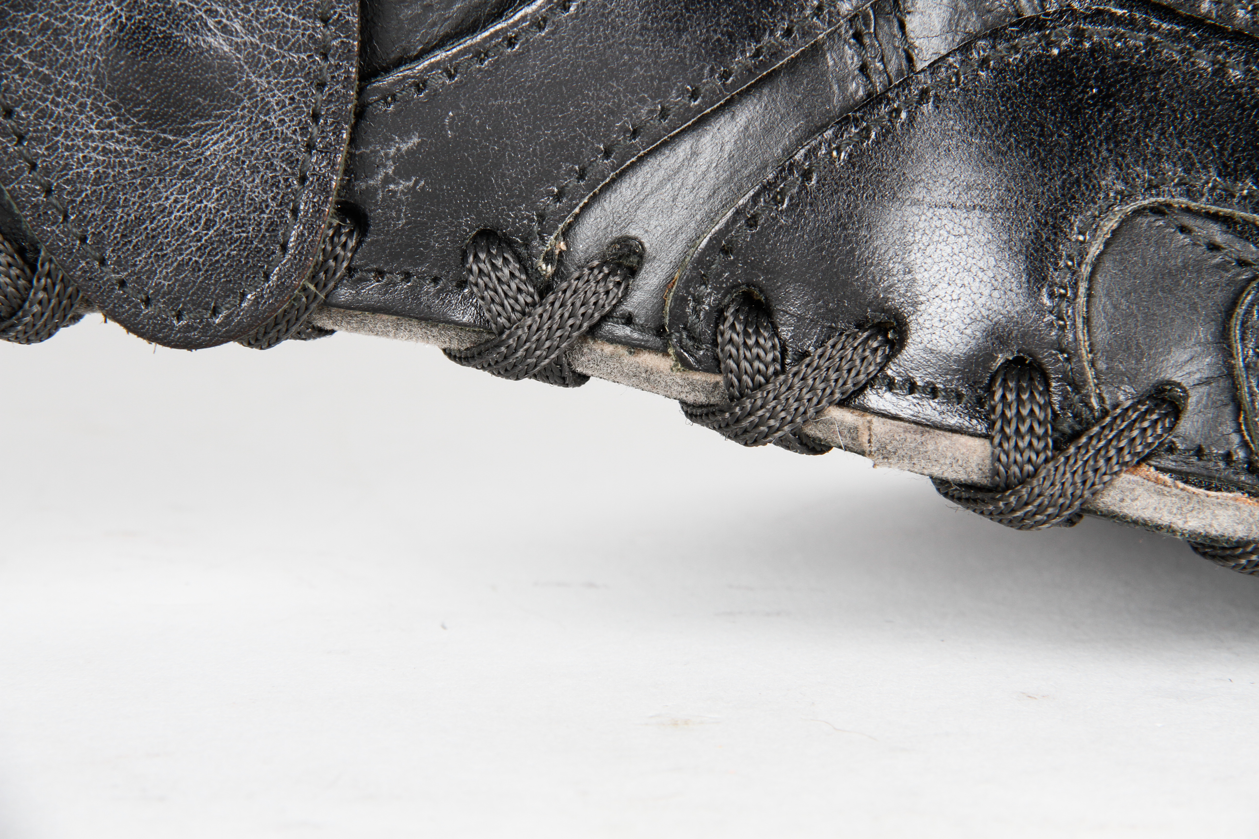 Bracher Emden Black Leather Bag with Crystal Details