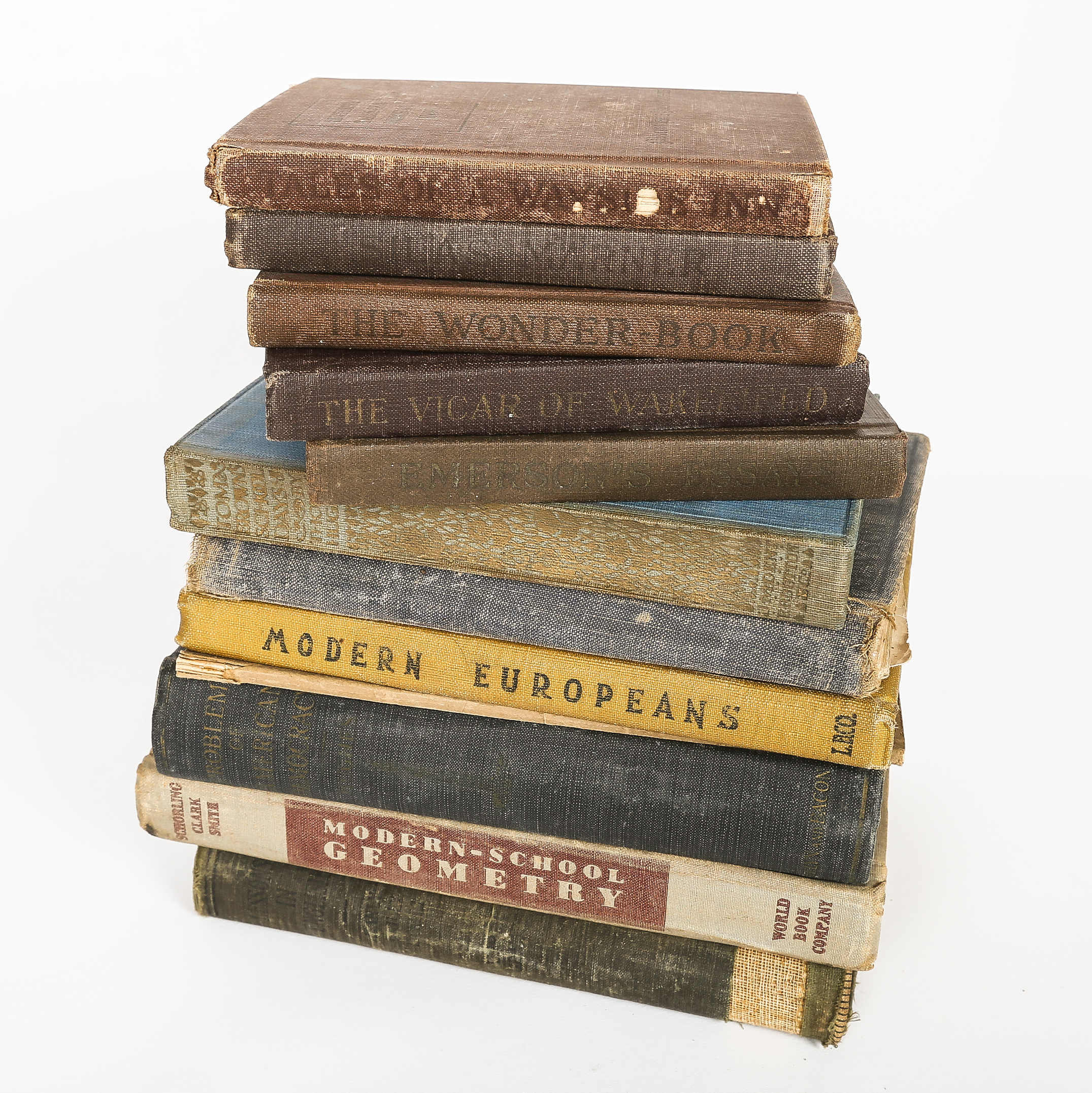 Collection of Vintage School Books