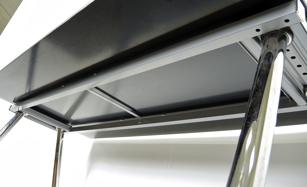 IKEA Galant Adjustable Height Glass Standing Desk Work Table