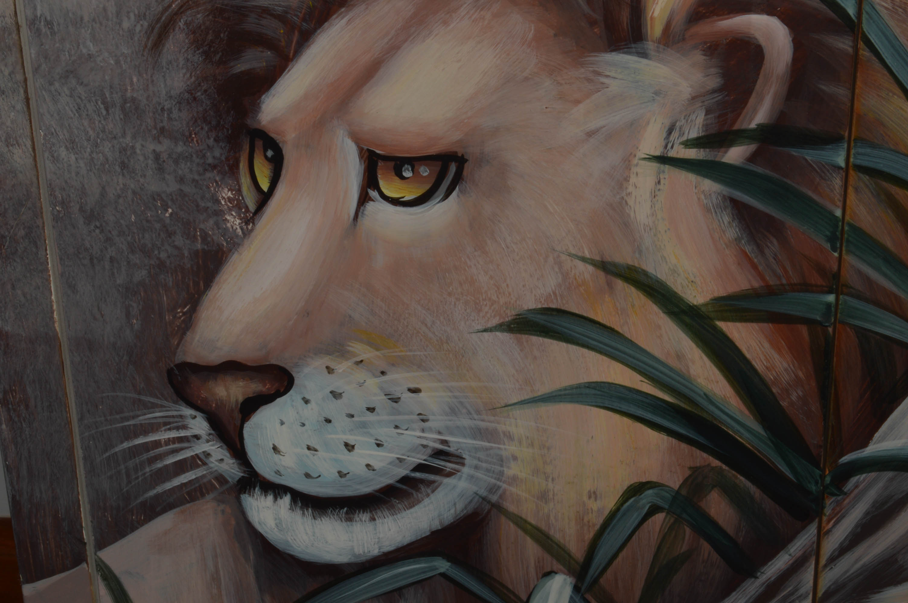 Hand Painted Storage Cabinet