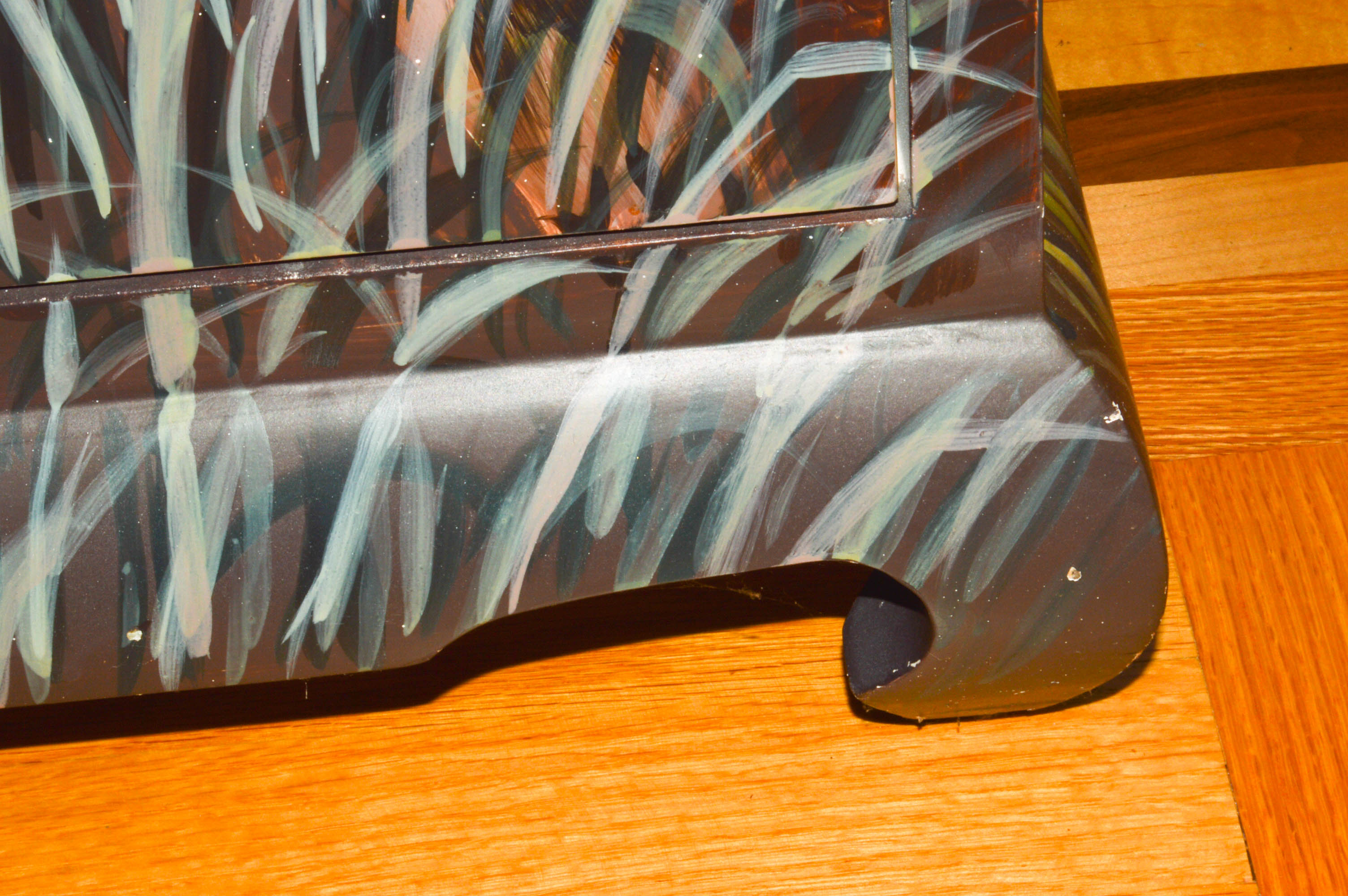 Hand Painted Storage Cabinet