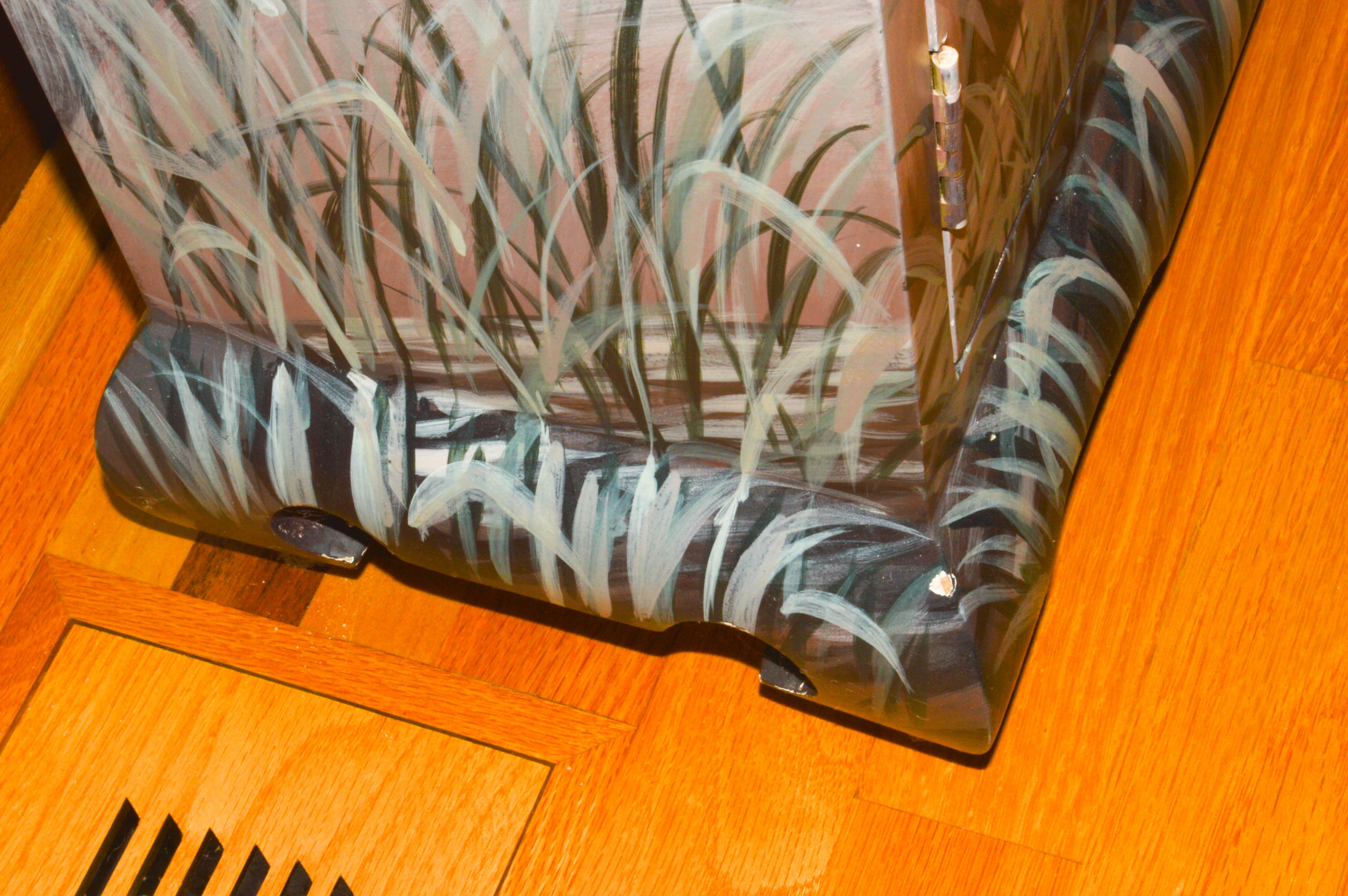 Hand Painted Storage Cabinet