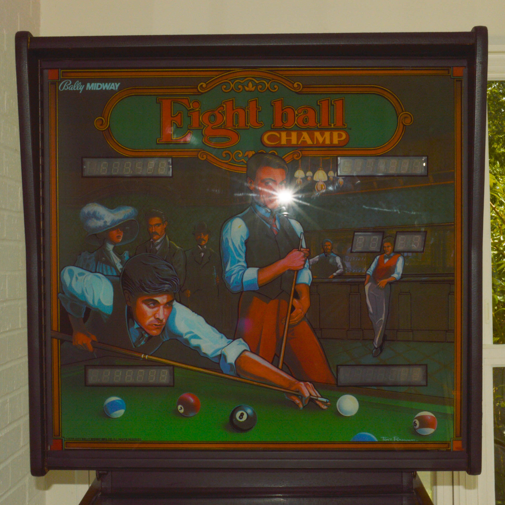 Vintage "Eight Ball Champ" Pinball Machine by Bally