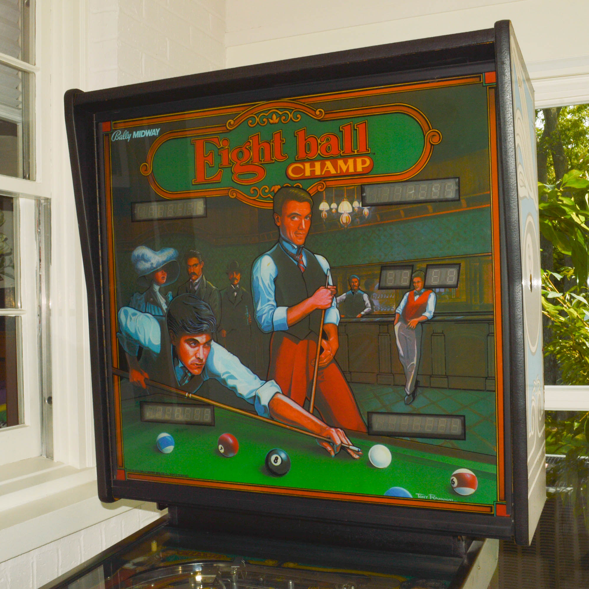 Vintage "Eight Ball Champ" Pinball Machine by Bally