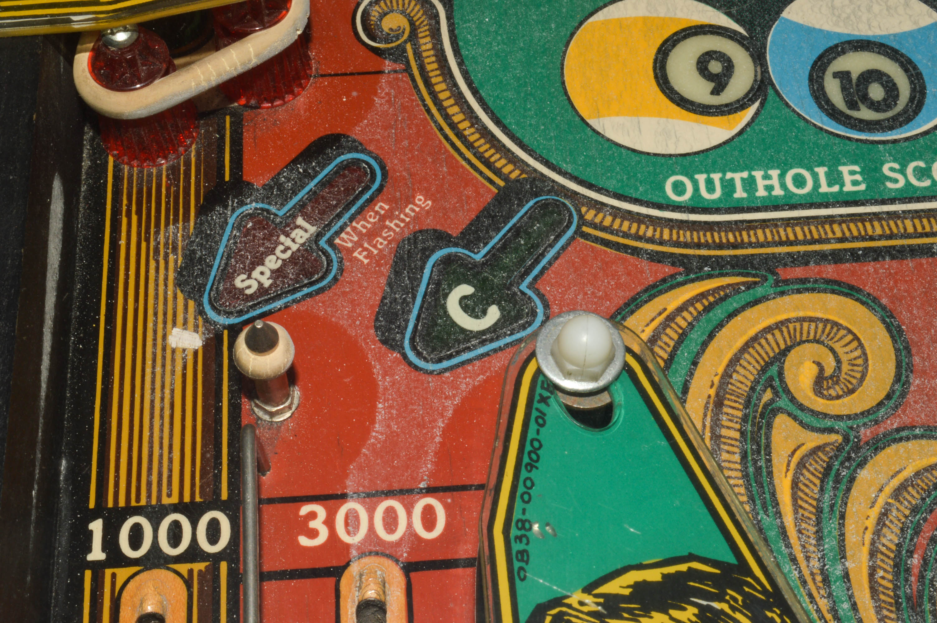 Vintage "Eight Ball Champ" Pinball Machine by Bally