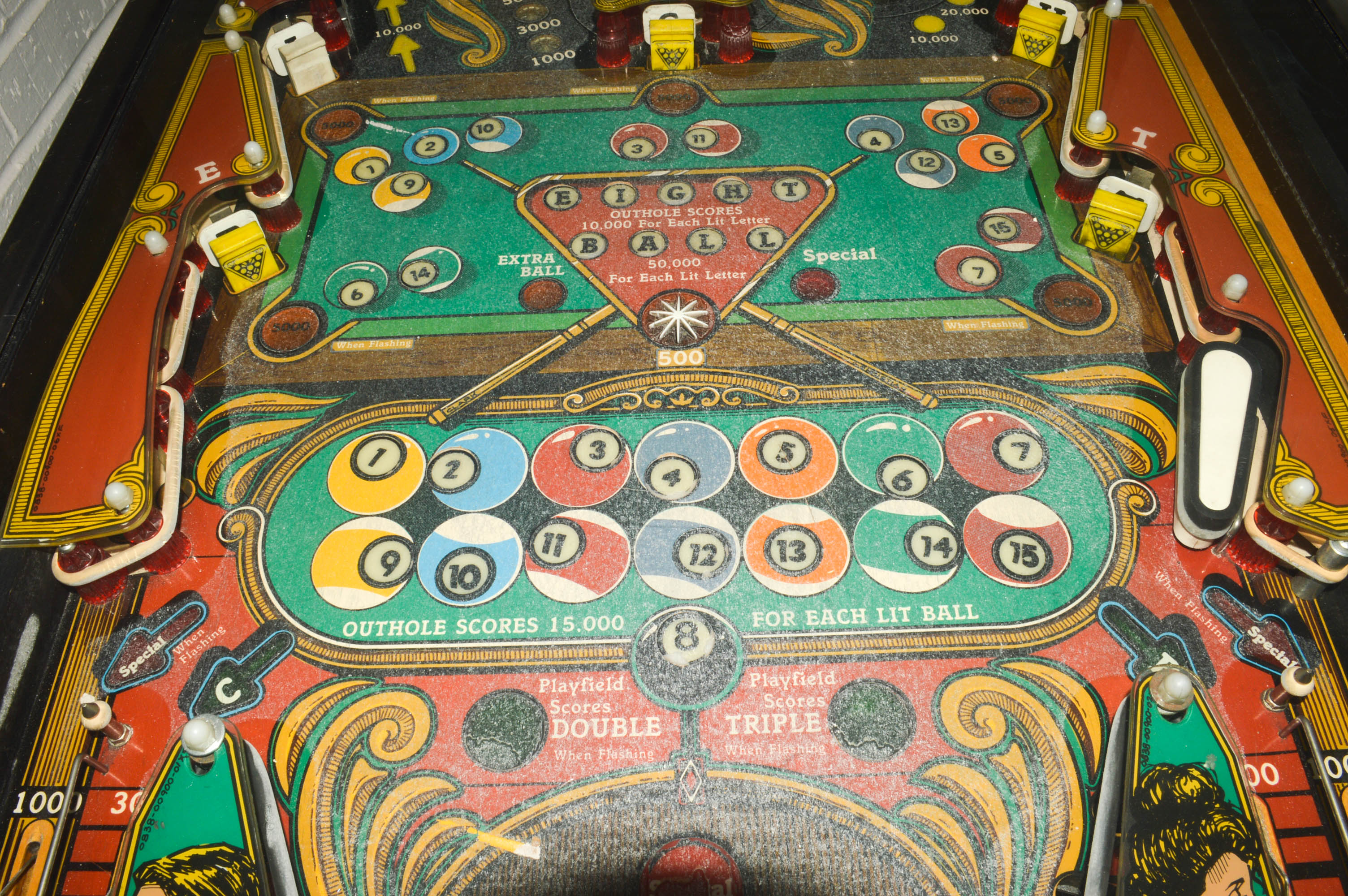 Vintage "Eight Ball Champ" Pinball Machine by Bally