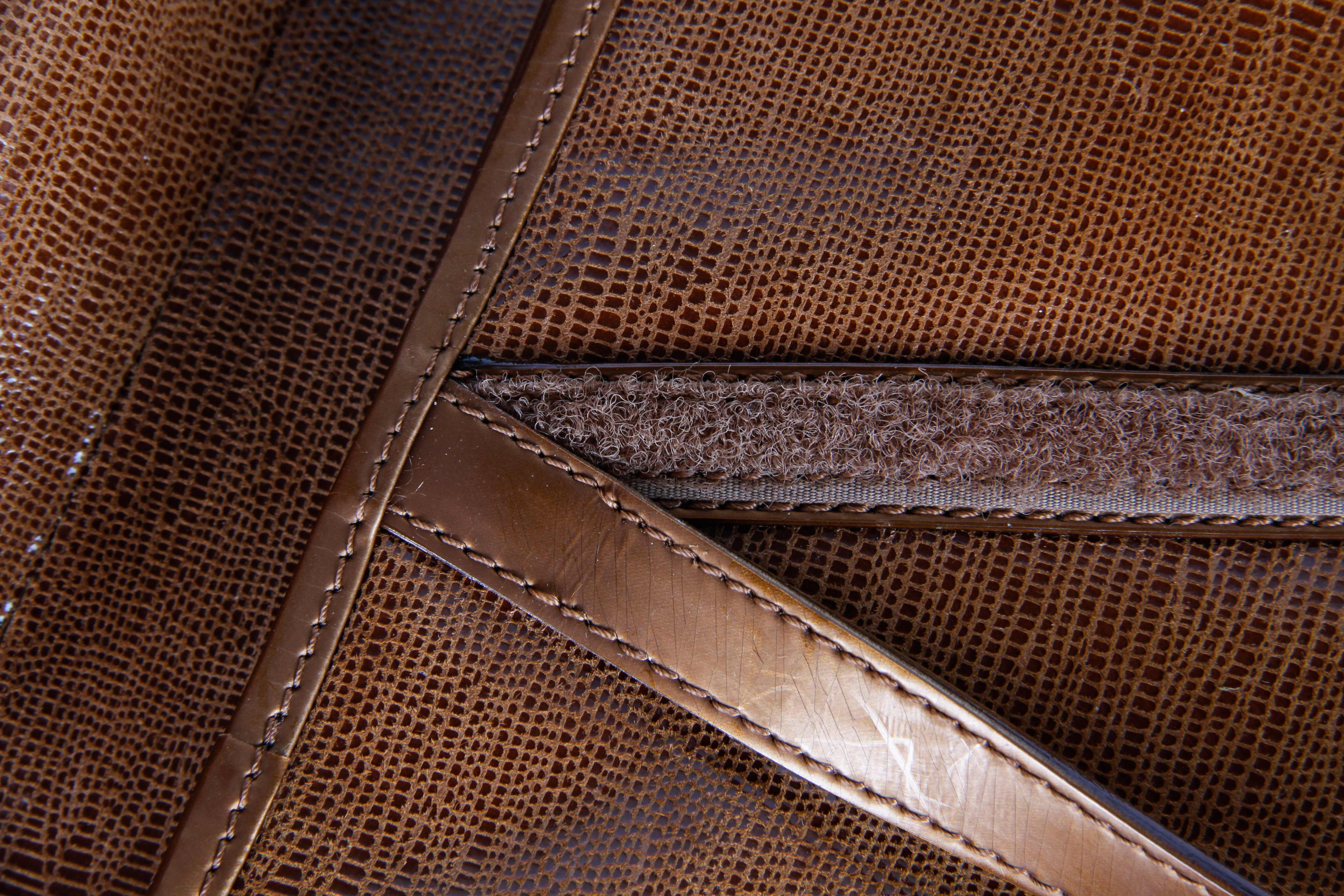 Christian Dior Brown Leather Saddle Bag