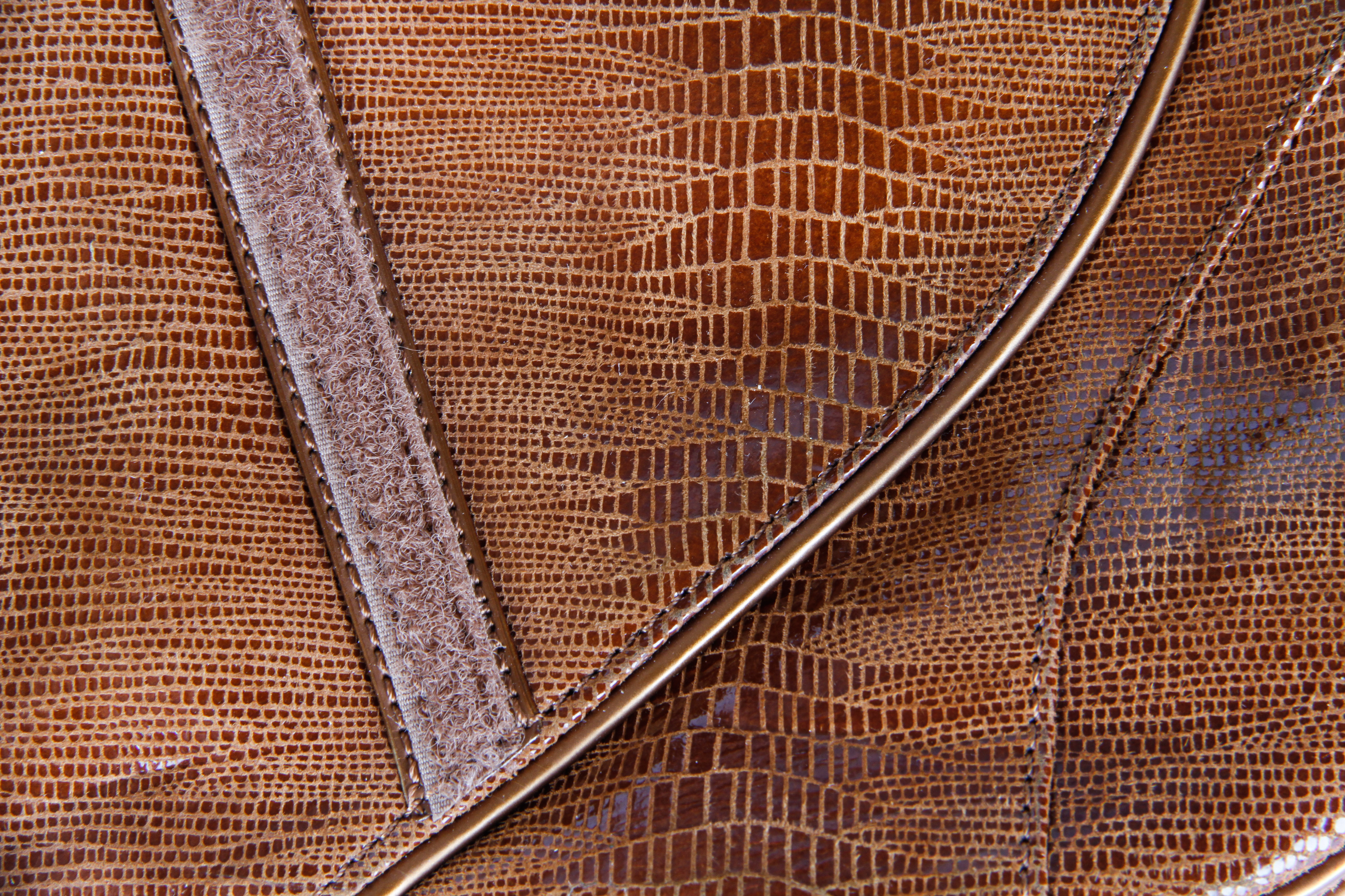 Christian Dior Brown Leather Saddle Bag