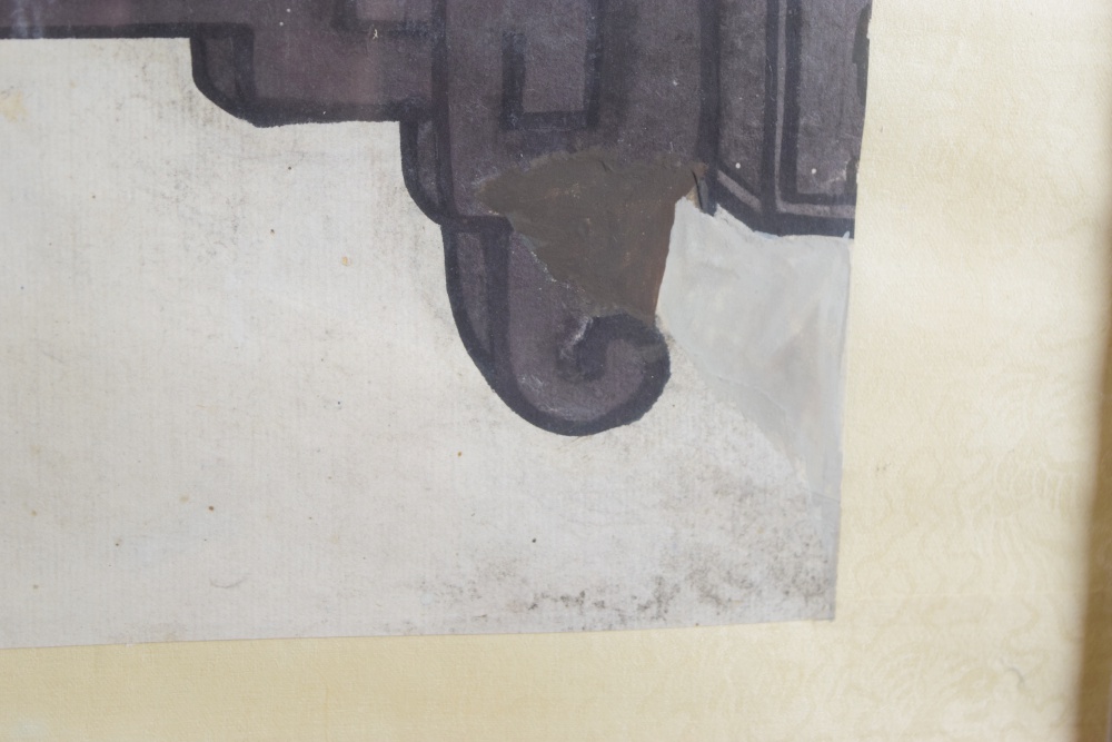 Pair of Qing Dynasty Chinese Ancestor Portraits