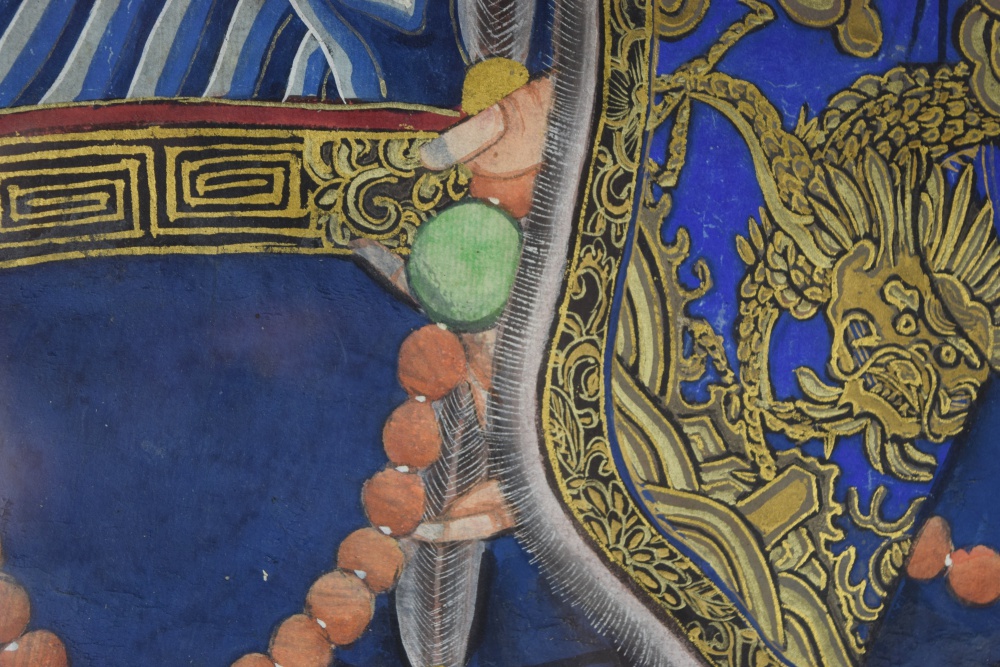 Pair of Qing Dynasty Chinese Ancestor Portraits