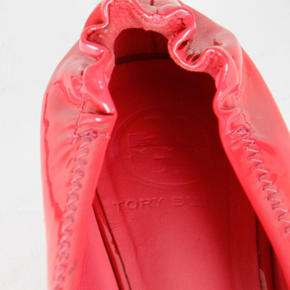 Pink Patent Leather Tory Burch Ballet Flats