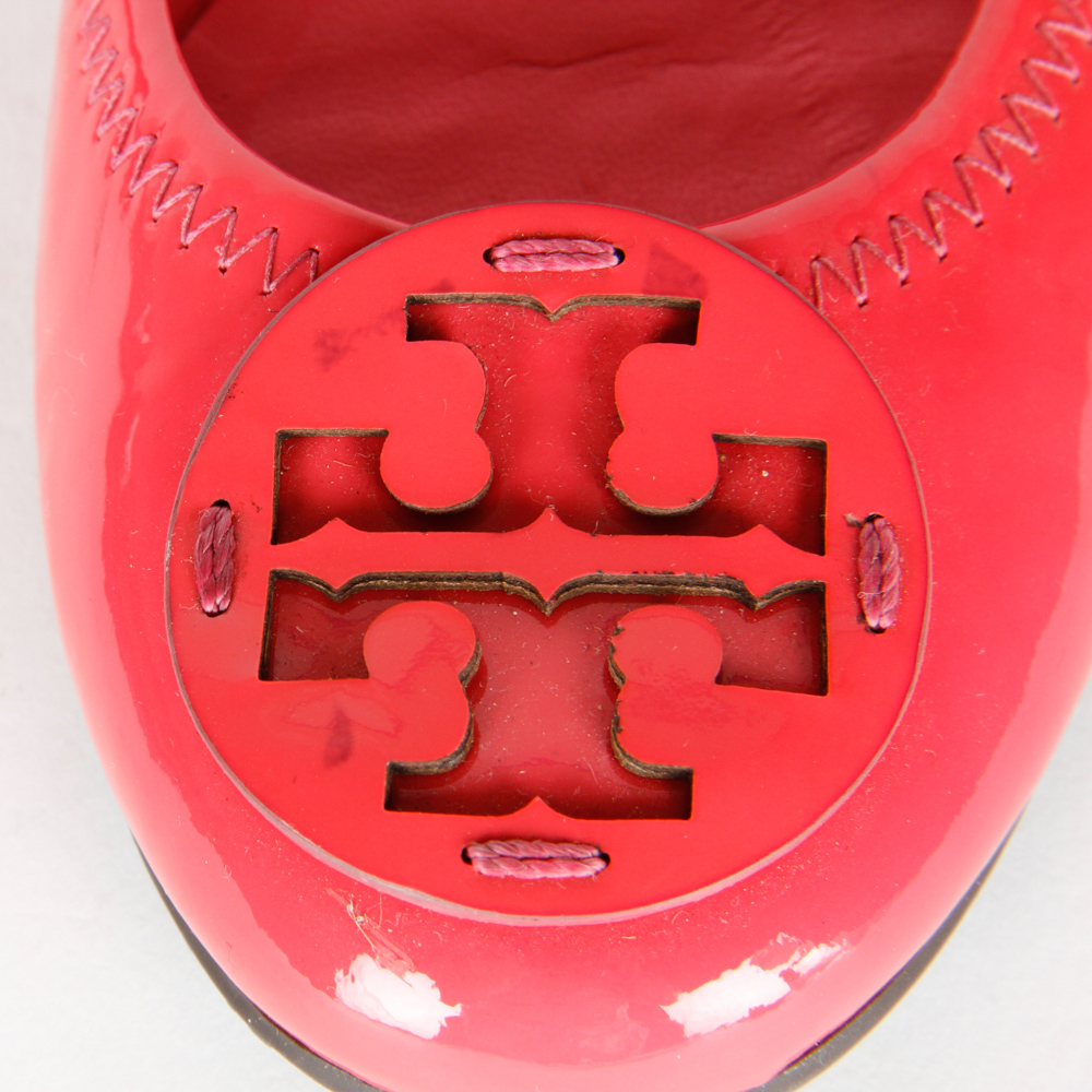 Pink Patent Leather Tory Burch Ballet Flats
