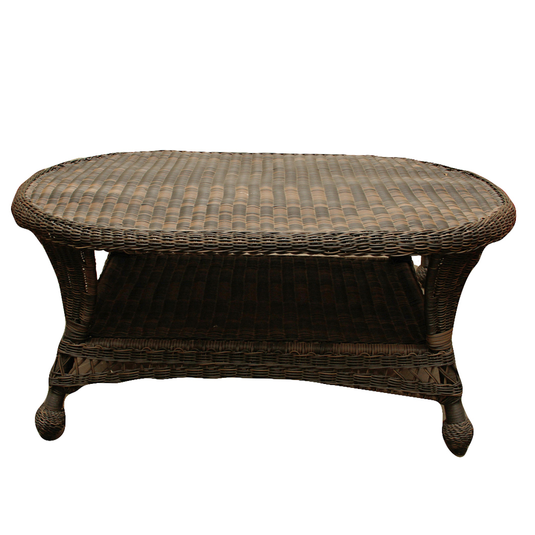 Wicker Patio Coffee Table