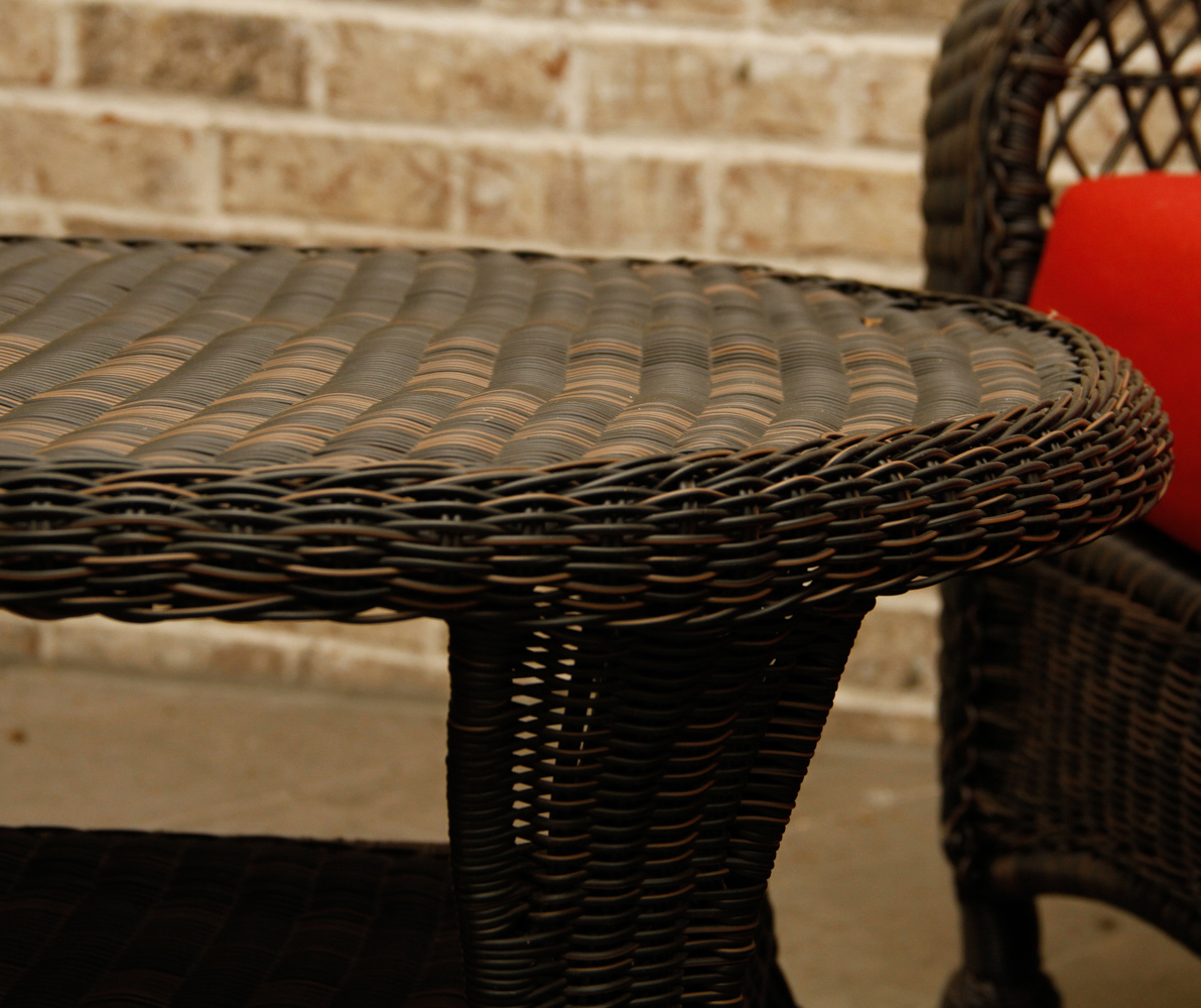 Wicker Patio Coffee Table