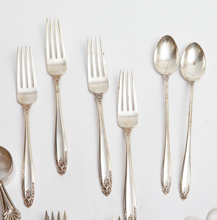 Collection of International Silver Sterling Silver Flatware and More
