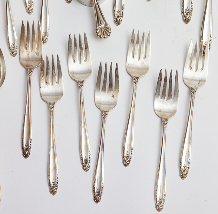 Collection of International Silver Sterling Silver Flatware and More