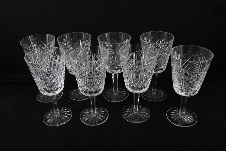 Set of Waterford "Clare" Water Goblets