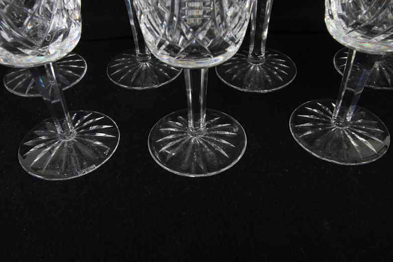 Set of Waterford "Clare" Water Goblets