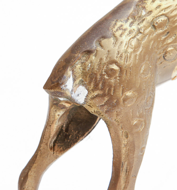 Grouping of Brass Deer Figurines