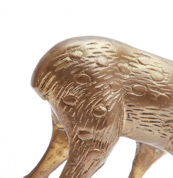 Grouping of Brass Deer Figurines