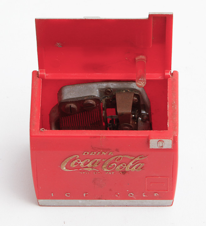 Vintage Coca-Cola Cooler Music Box