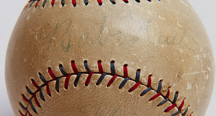 Babe Ruth and Lou Gehrig Autographed Baseball