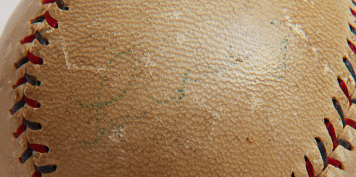 Babe Ruth and Lou Gehrig Autographed Baseball