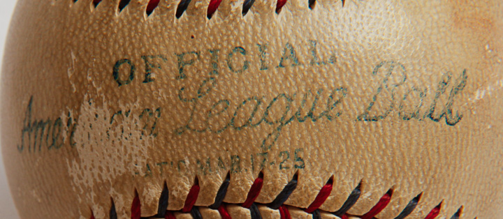 Babe Ruth and Lou Gehrig Autographed Baseball