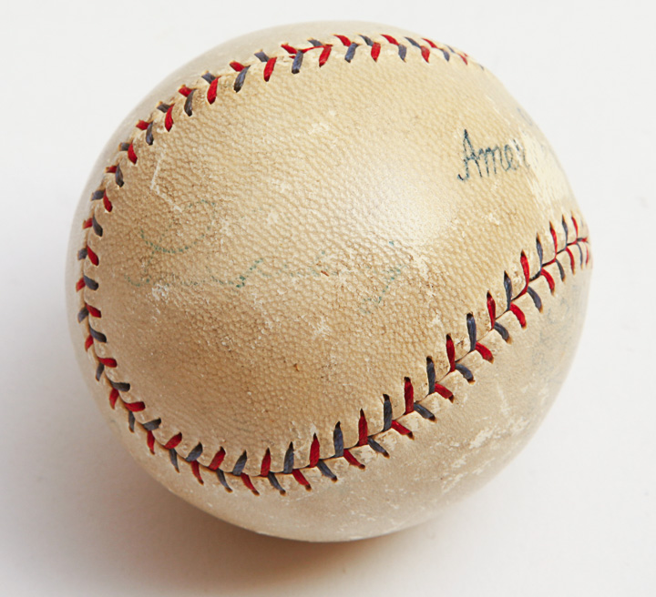 Babe Ruth and Lou Gehrig Autographed Baseball