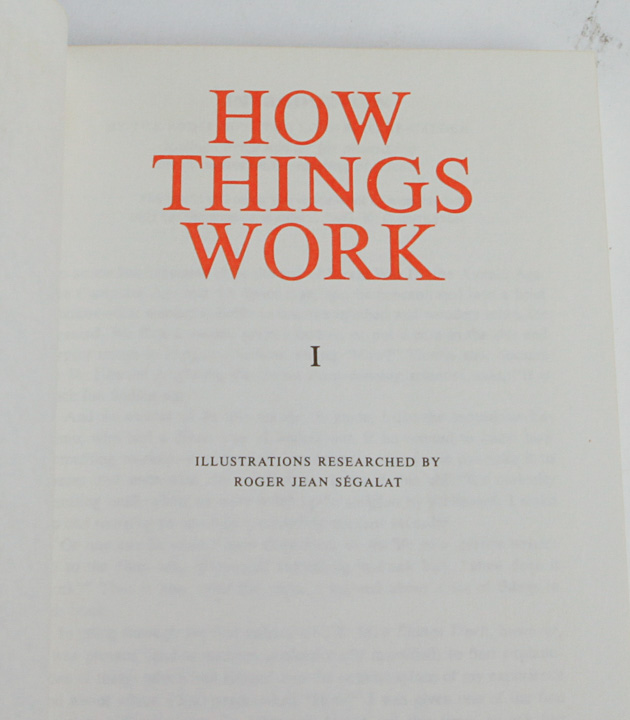 Collection of "How Things Work" Volumes I-IV