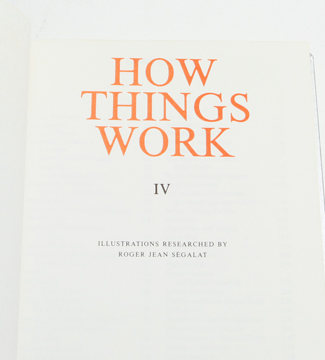 Collection of "How Things Work" Volumes I-IV