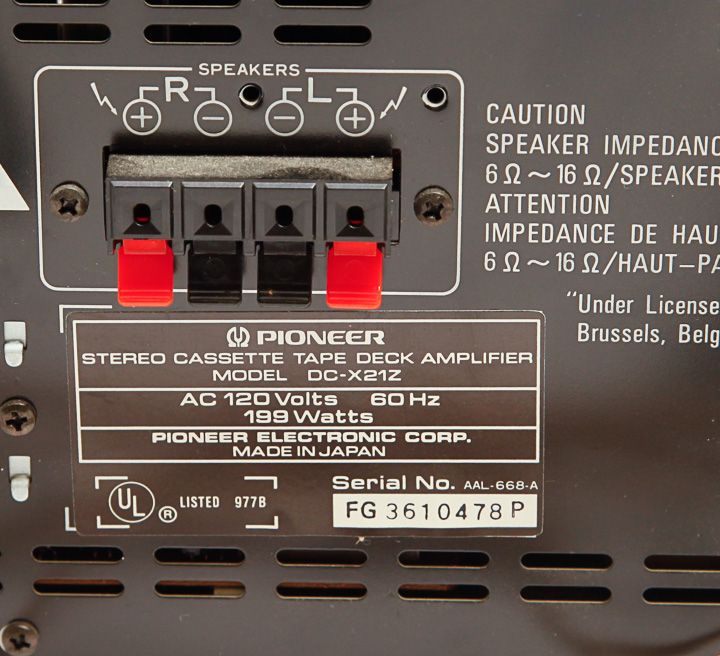 Pioneer Stereo Turntable