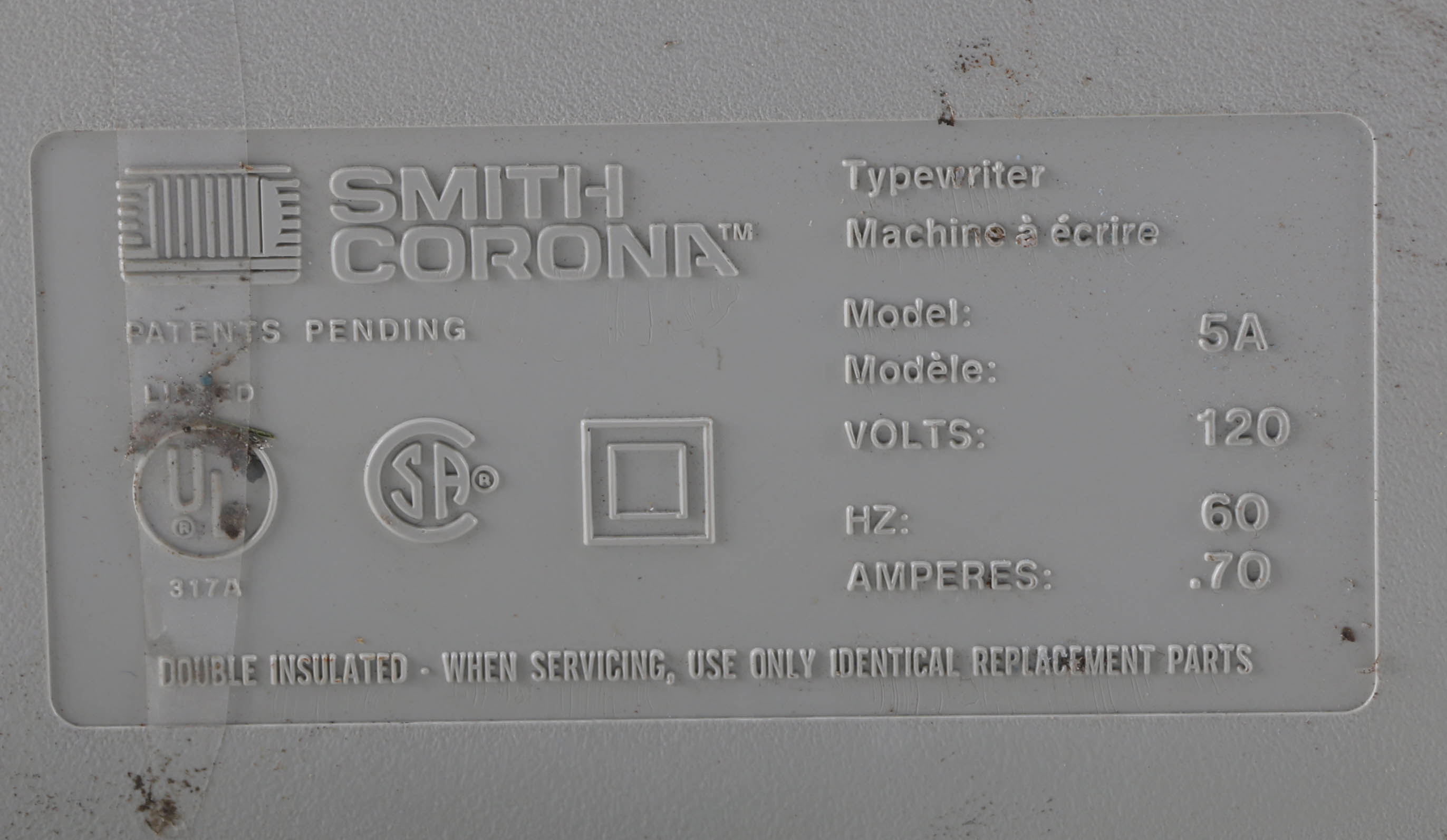 Smith Corona Electric Typewriter