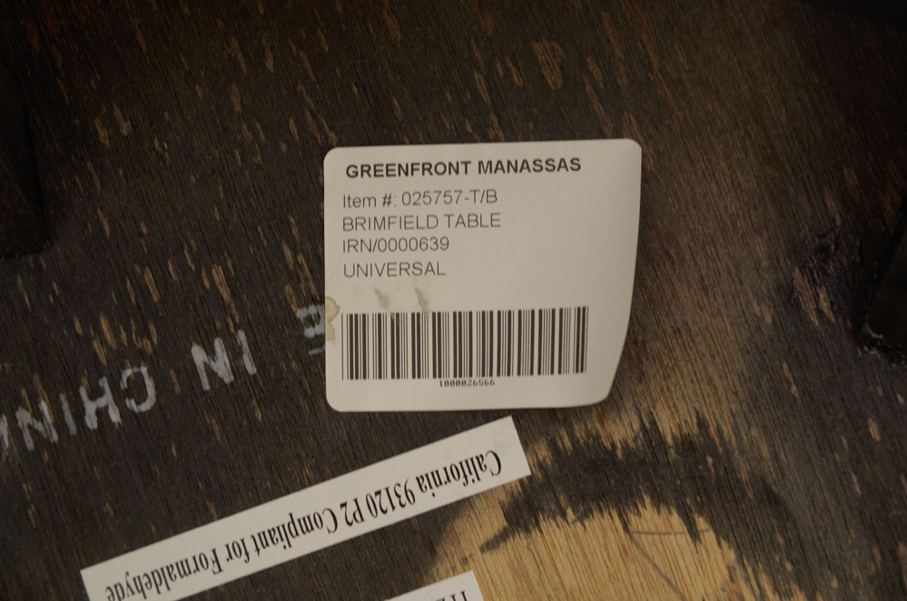 Oak Table with a Carved Pedestal Base