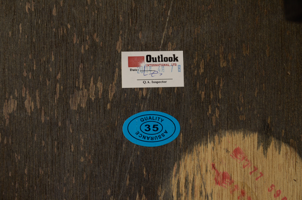 Oak Table with a Carved Pedestal Base