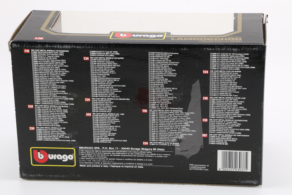 Bburago 1988 Lamborghini Countach