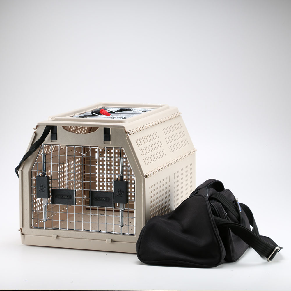 Nylabone Pet Carrier and Volvo Duffel Bag